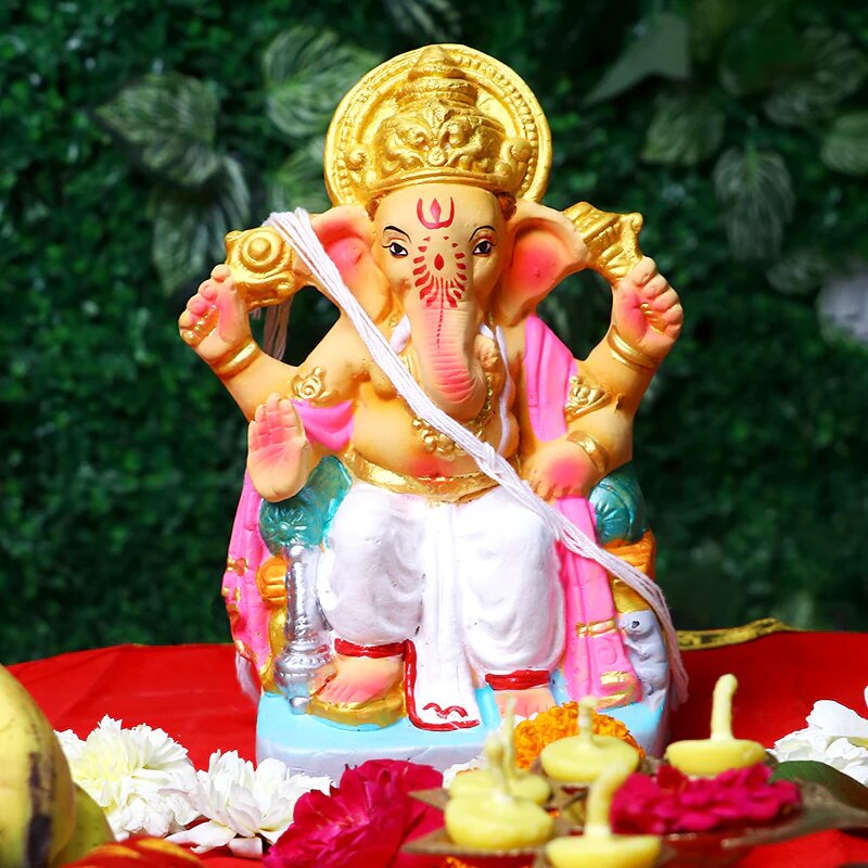 ECO FRIENDLY GANESHA IDOL ECO FRIENDLY GANPATI MURTI ONLINE SHOPPING