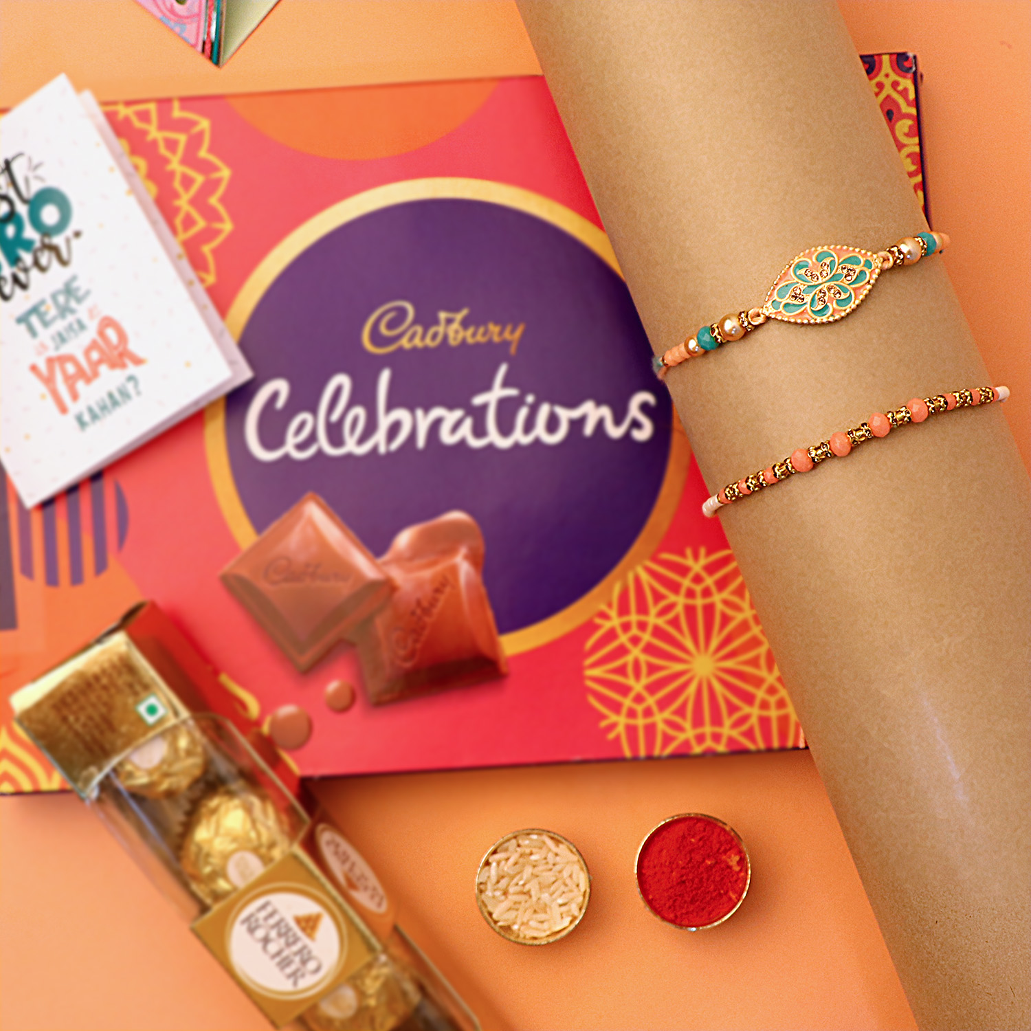 Rakhi With Chocolate