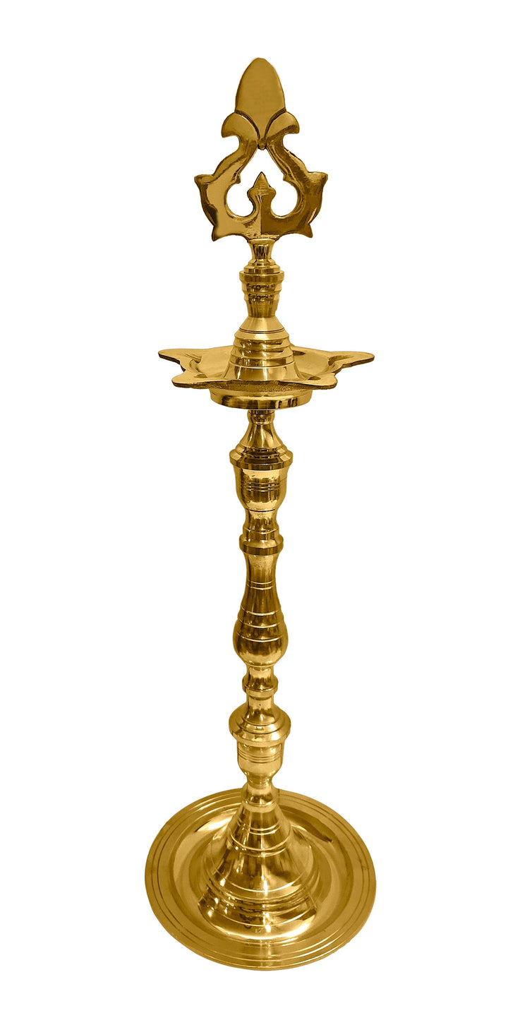 Handicrafts Chandarbalyam Brass 1 Step Diya Puja Store Online Pooja Items Online Puja Samagri Pooja Store near me www.satvikstore.in