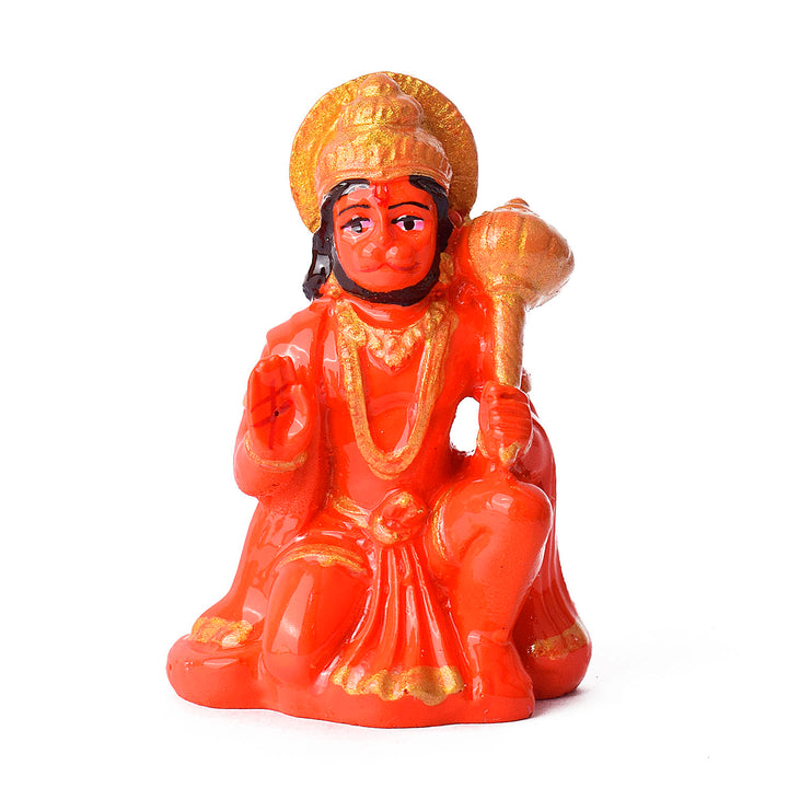 Sitting Hanuman Idol Puja Store Online Pooja Items Online Puja Samagri Pooja Store near me www.satvikstore.in