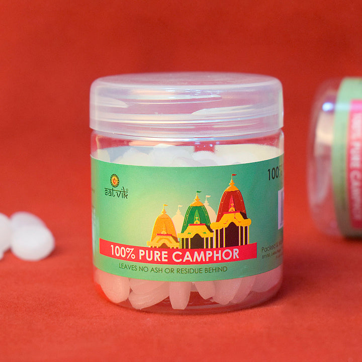 Pure & Premium Camphor (50 Grams) Puja Store Online Pooja Items Online Puja Samagri Pooja Store near me www.satvikstore.in