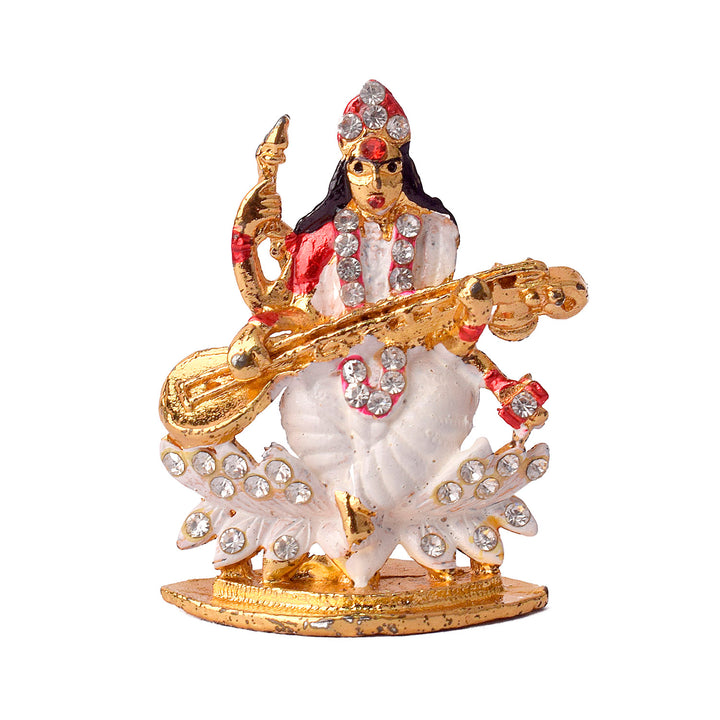 Saraswati Maa Idol Puja Store Online Pooja Items Online Puja Samagri Pooja Store near me www.satvikstore.in