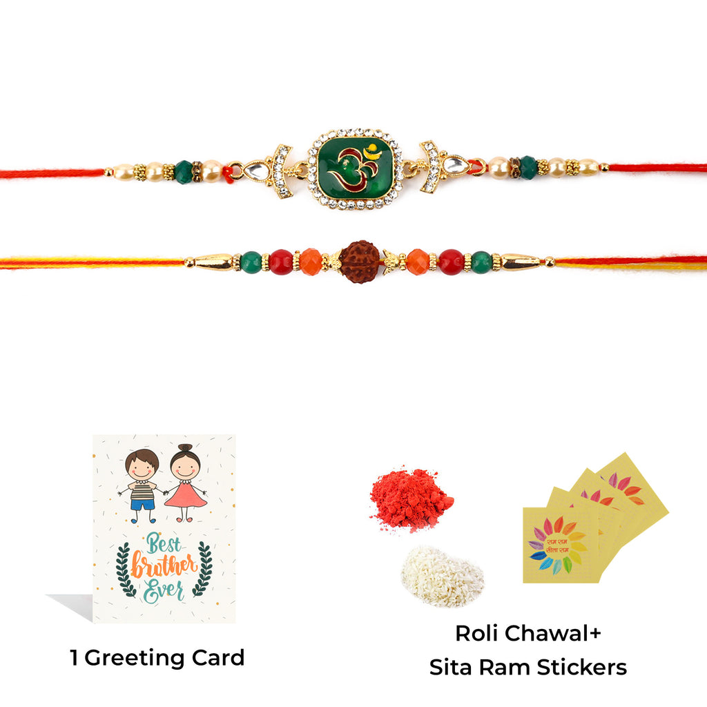 Browse our exclusive collection of Rakhi online 2023. Choose a stunning Rakhi set of 2 for your beloved brother, bhaiya, or bhai. Discover designer Rakhi and beautiful Rakhi options. Send Rakhi and Rakhi combos abroad with ease. Explore Indian Rakhi and find the perfect Rakhi gift at SatvikStore.in."