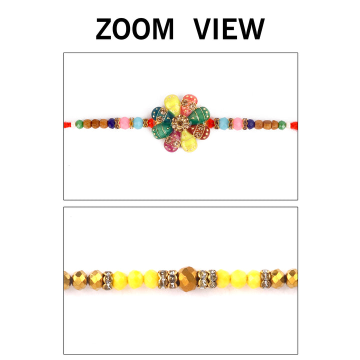 Browse our exclusive collection of Rakhi online 2023. Choose a stunning Rakhi set of 2 for your beloved brother, bhaiya, or bhai. Discover designer Rakhi and beautiful Rakhi options. Send Rakhi and Rakhi combos abroad with ease. Explore Indian Rakhi and find the perfect Rakhi gift at SatvikStore.in."