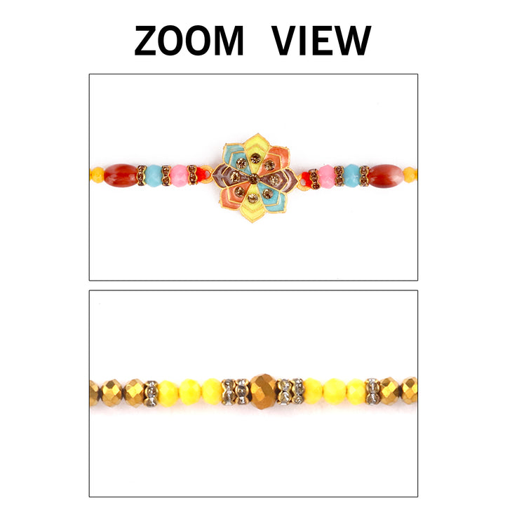 Browse our exclusive collection of Rakhi online 2023. Choose a stunning Rakhi set of 2 for your beloved brother, bhaiya, or bhai. Discover designer Rakhi and beautiful Rakhi options. Send Rakhi and Rakhi combos abroad with ease. Explore Indian Rakhi and find the perfect Rakhi gift at SatvikStore.in."