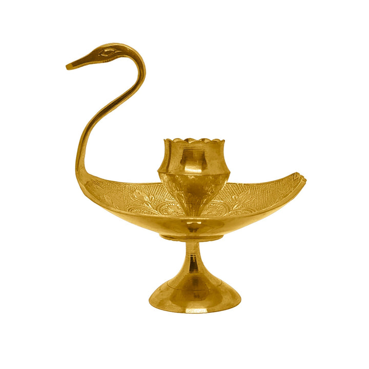 Pure Brass Swan Agarbatti Stick Stand Puja Store Online Pooja Items Online Puja Samagri Pooja Store near me www.satvikstore.in