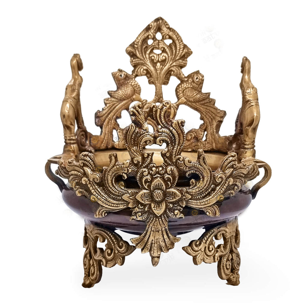 Antique Brass Urli Timeless Beauty Puja Store Online Pooja Items Online Puja Samagri Pooja Store near me www.satvikstore.in