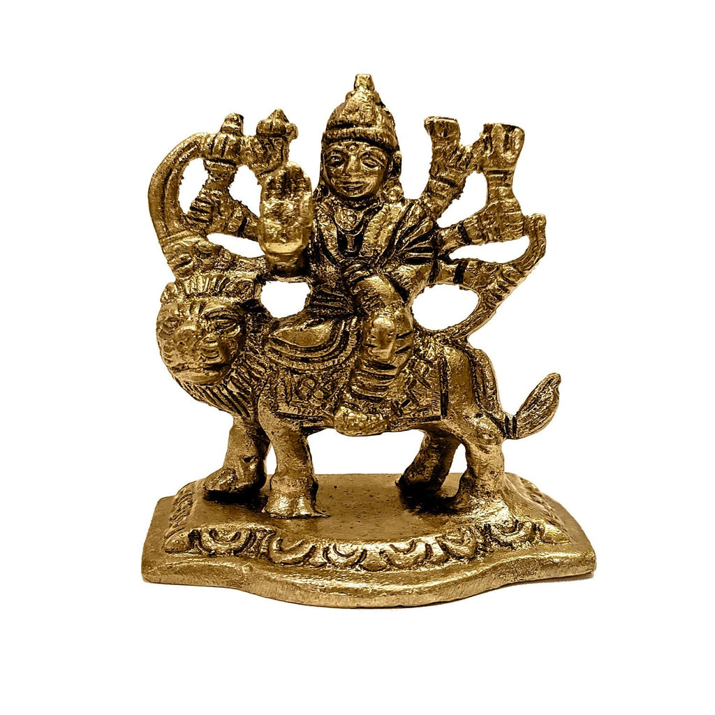 Brass Durga Idol Puja Store Online Pooja Items Online Puja Samagri Pooja Store near me www.satvikstore.in