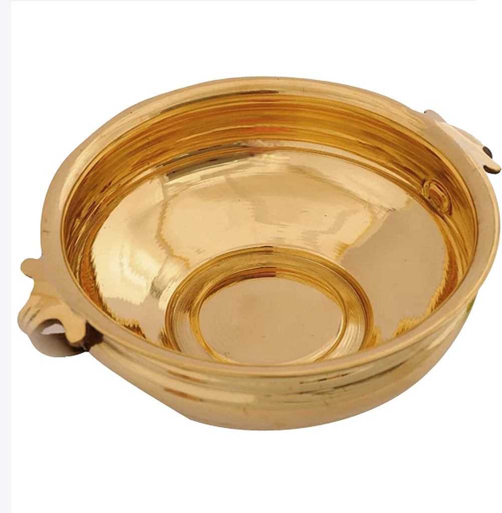 10 Inch Decorative Brass Designer Urli Puja Store Online Pooja Items Online Puja Samagri Pooja Store near me www.satvikstore.in