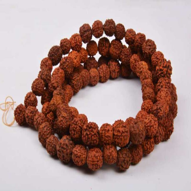 Panchmukhi Rudraksh Mala (108+1Beads) Puja Store Online Pooja Items Online Puja Samagri Pooja Store near me www.satvikstore.in