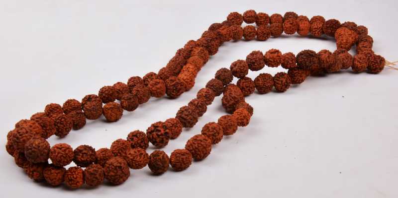 Panchmukhi Rudraksh Mala (108+1Beads) Puja Store Online Pooja Items Online Puja Samagri Pooja Store near me www.satvikstore.in