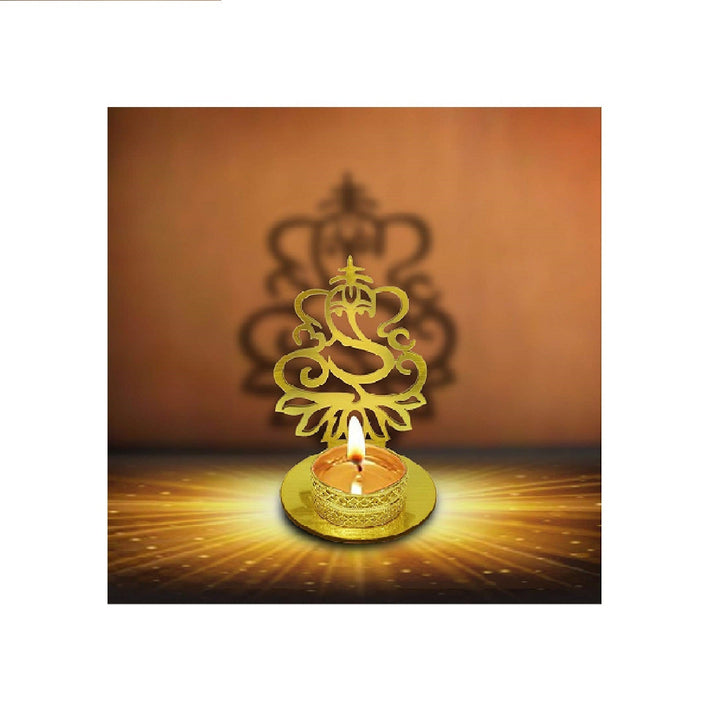 Handmade Lord Ganesha Shadow Diya Puja Store Online Pooja Items Online Puja Samagri Pooja Store near me www.satvikstore.in