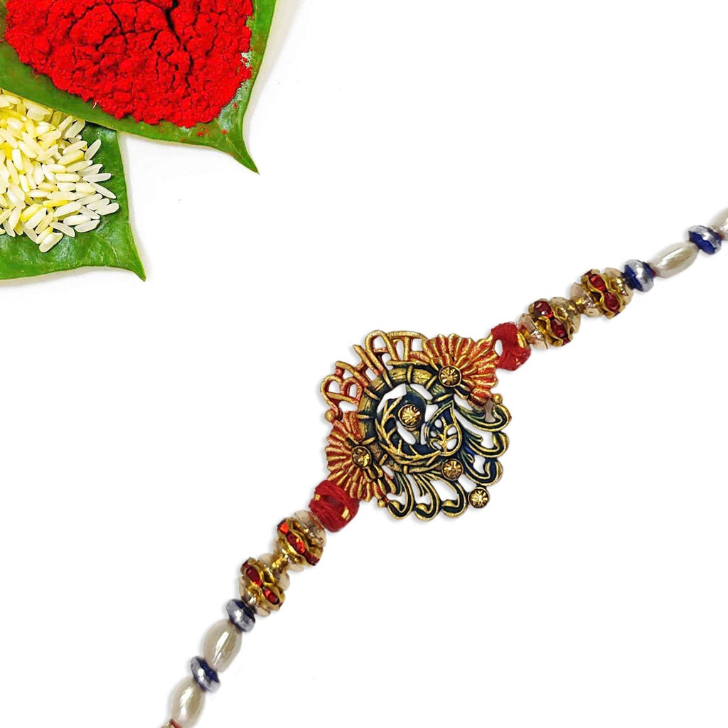 Rakhi with Mug Gift Combo Set Puja Store Online Pooja Items Online Puja Samagri Pooja Store near me www.satvikstore.in