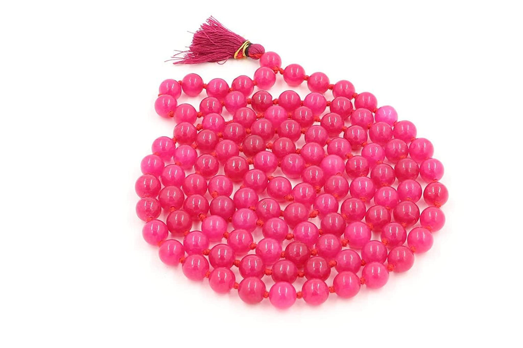 Agate Hakik Mala (Pink) Puja Store Online Pooja Items Online Puja Samagri Pooja Store near me www.satvikstore.in