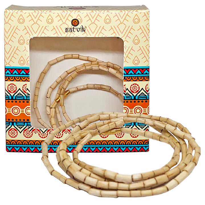 Tulsi Mala Flat Beads (Small) Puja Store Online Pooja Items Online Puja Samagri Pooja Store near me www.satvikstore.in