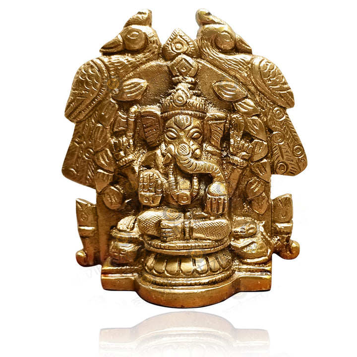 Brass Ganesh Idol Puja Store Online Pooja Items Online Puja Samagri Pooja Store near me www.satvikstore.in