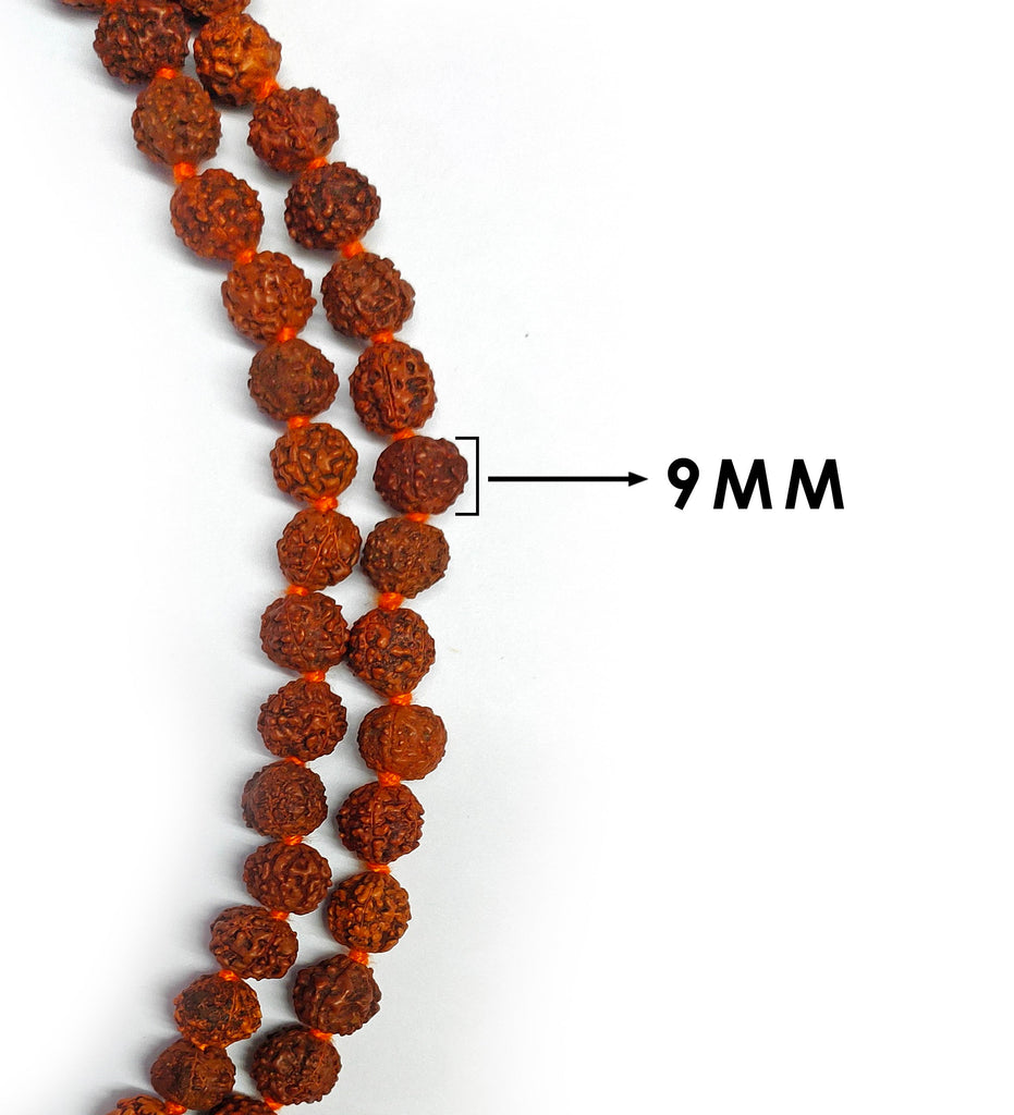 Panchmukhi Rudraksh Mala (108+1Beads) Puja Store Online Pooja Items Online Puja Samagri Pooja Store near me www.satvikstore.in