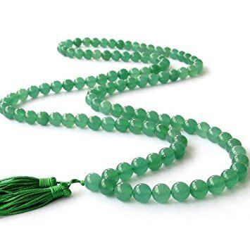 Agate Hakik Mala (Green) Puja Store Online Pooja Items Online Puja Samagri Pooja Store near me www.satvikstore.in